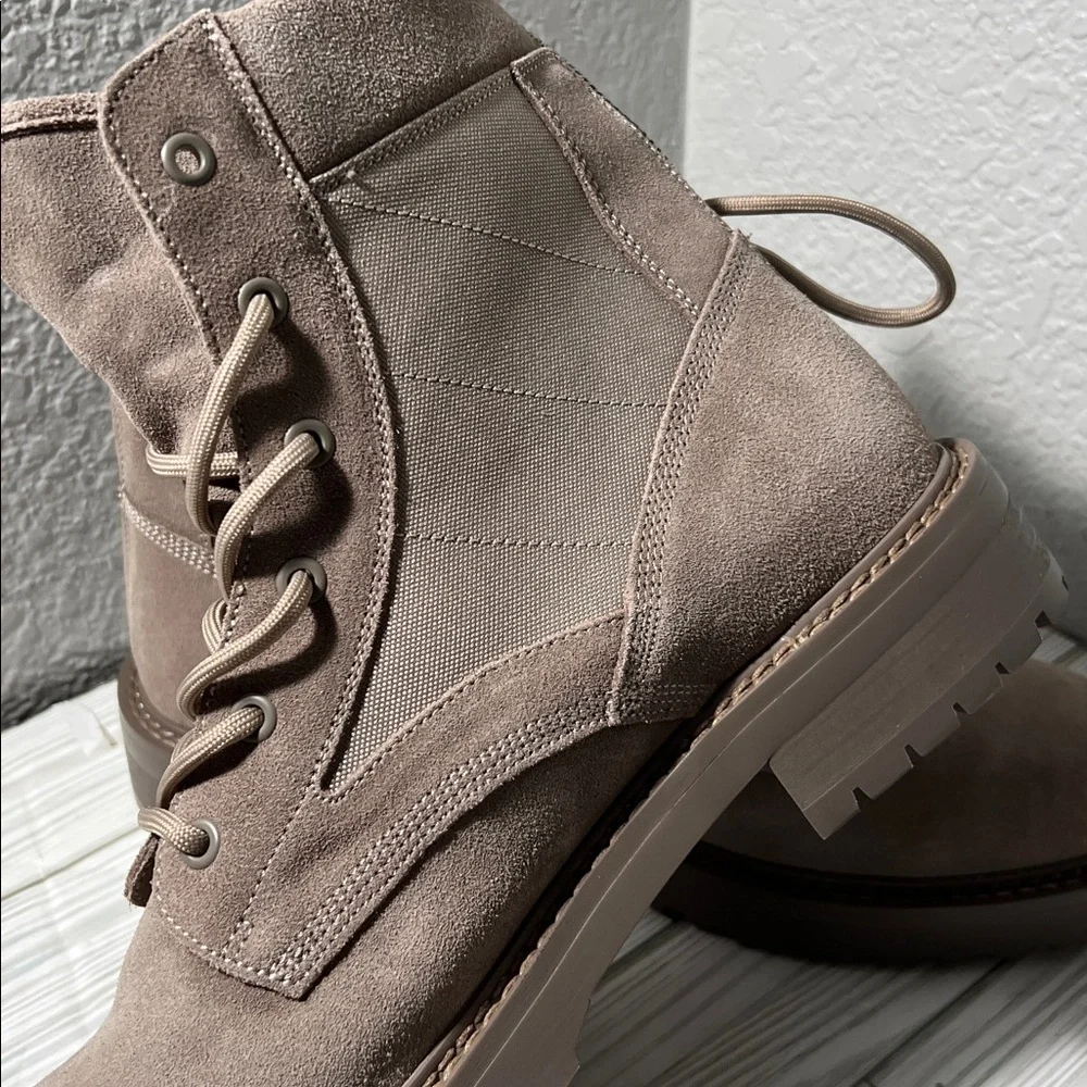 Saint Morta men’s Legion lace up boots taupe‎ size 11 suede leather upper